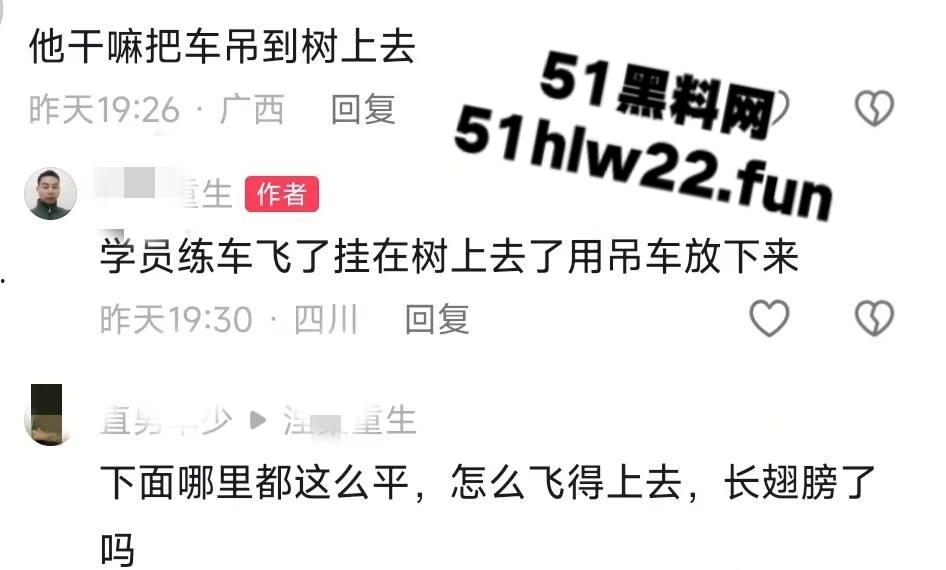 小刀拉屁股开了眼了,宜宾长宁驾校一教练教女学员开车一脚开飞直接上树,这车技也是没谁了! 第4张 小刀拉屁股开了眼了,宜宾长宁驾校一教练教女学员开车一脚开飞直接上树,这车技也是没谁了! 第4张