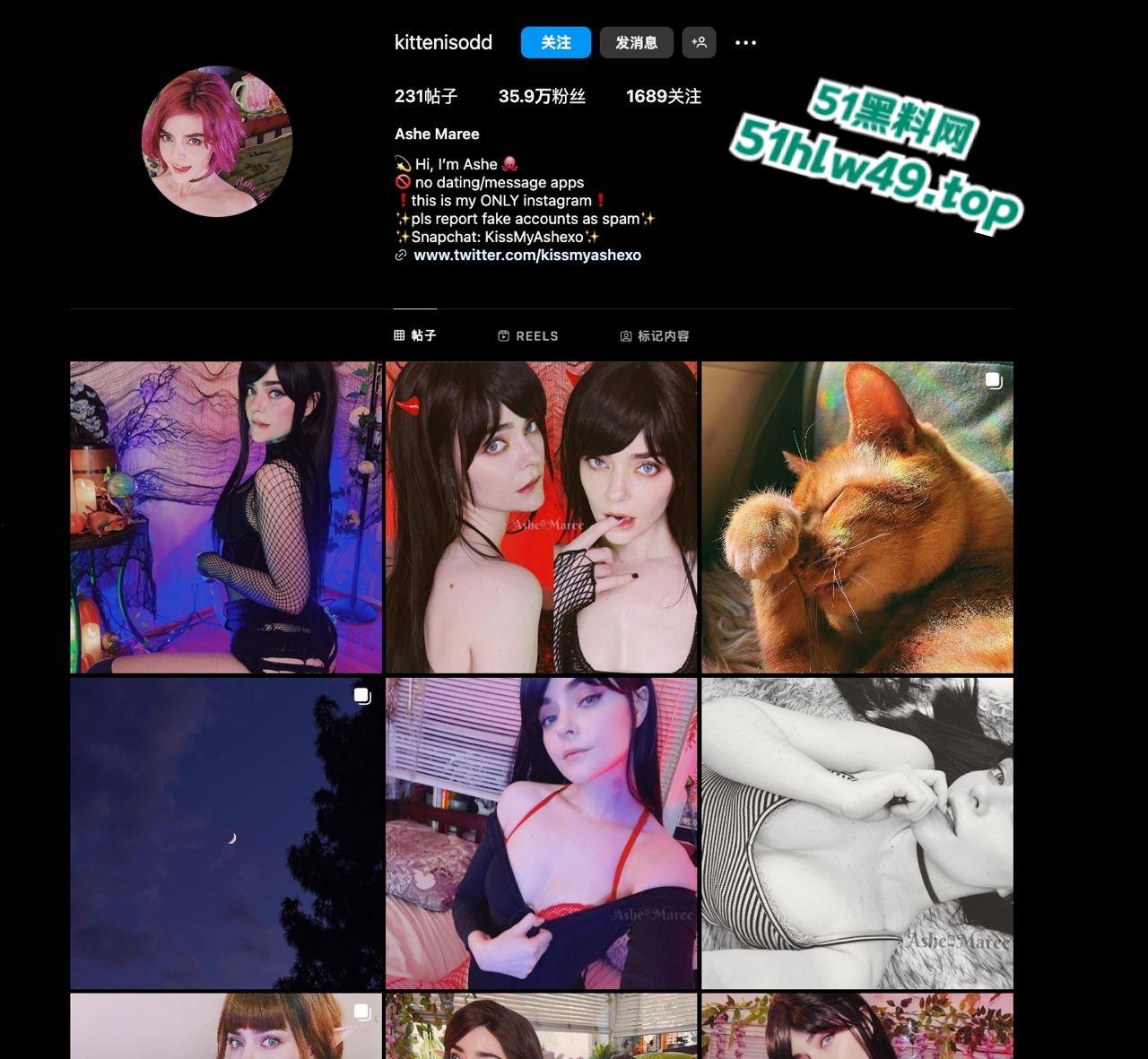 欧美女网红【kittenisodd】神似哈利波特女主妙丽格兰杰走红，身材纤细激情自慰片流出。  第5张