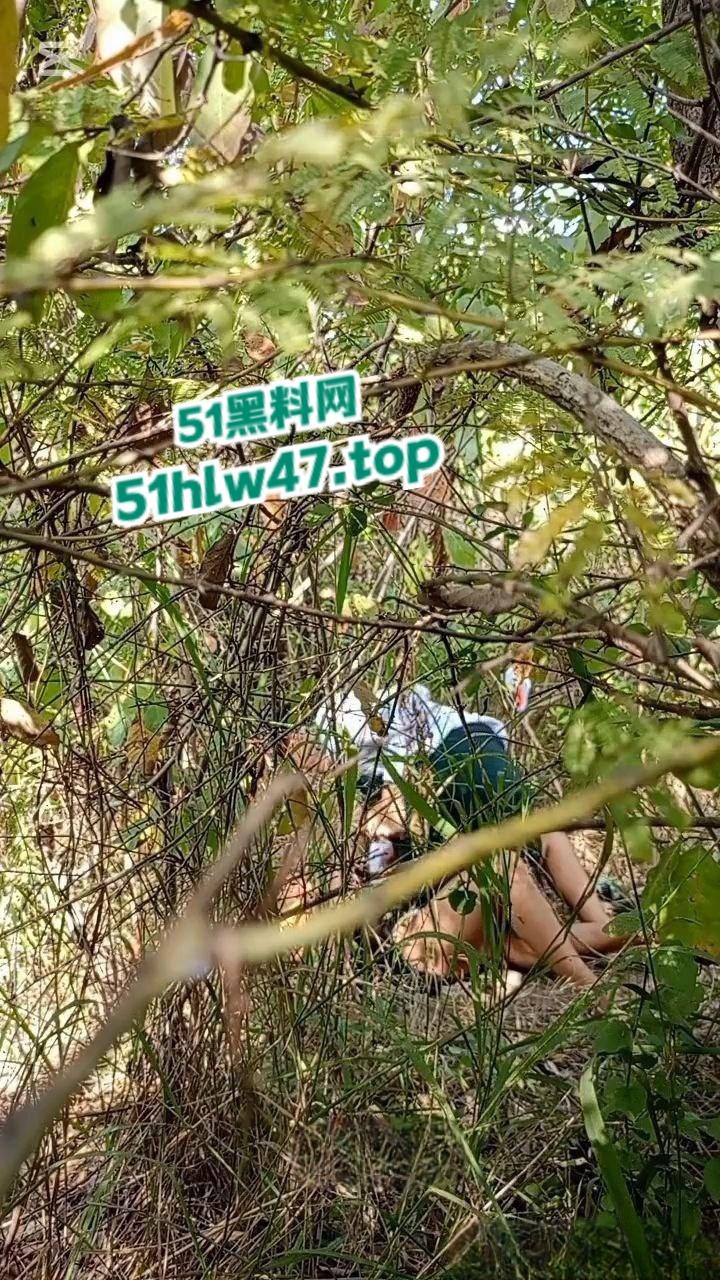 情侣景区小树林露天野战被偷拍，景区小树林里操逼，裸露下体疯狂动鸡刺激中出小骚逼。  第1张