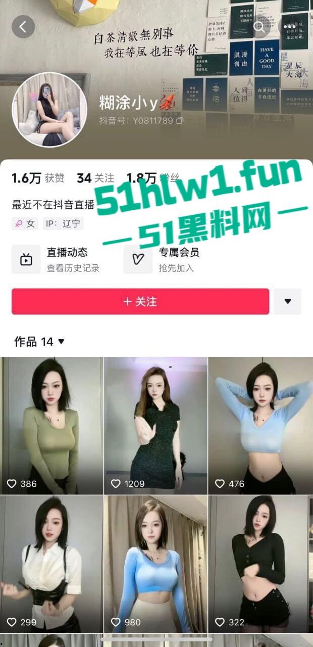 抖音网红【糊涂小y】极品身材大奶尤物，抖音直播勾引大哥，再换其他平台大尺度擦边，真空大奶乳头嫩穴清晰可见。  第3张