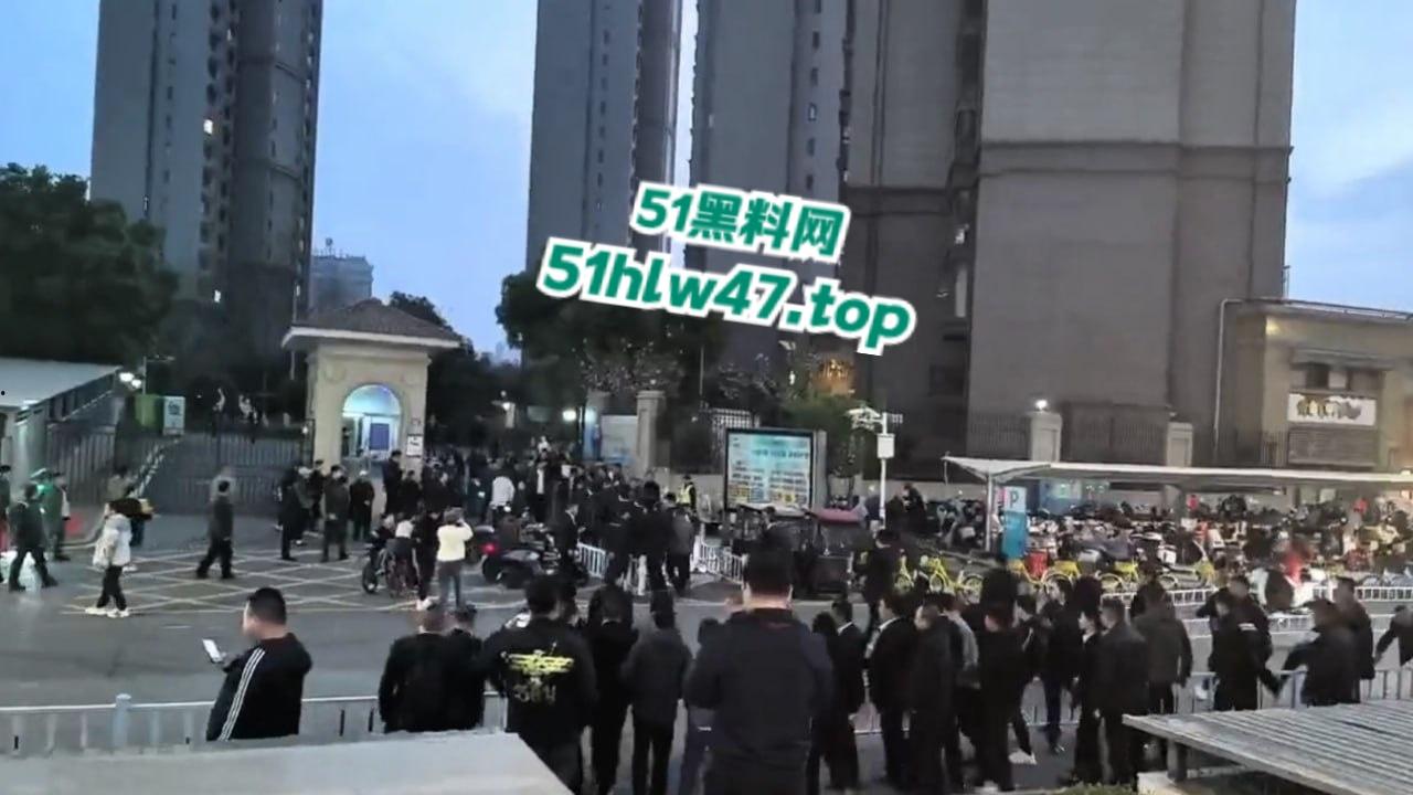 武汉海昌天澜黑箱操作换物业，据悉是两波物业公司抢地盘，一群业主也参与其中堪比古惑仔现场。  第4张