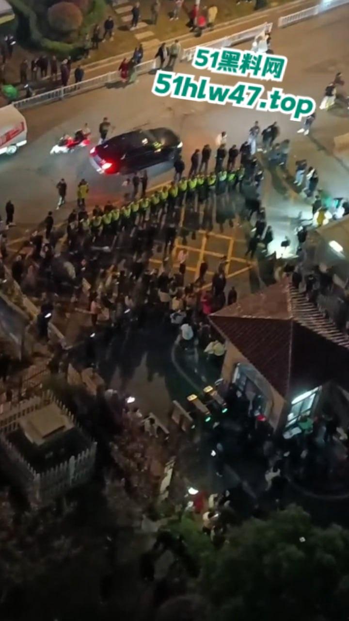 武汉海昌天澜黑箱操作换物业，据悉是两波物业公司抢地盘，一群业主也参与其中堪比古惑仔现场。  第6张