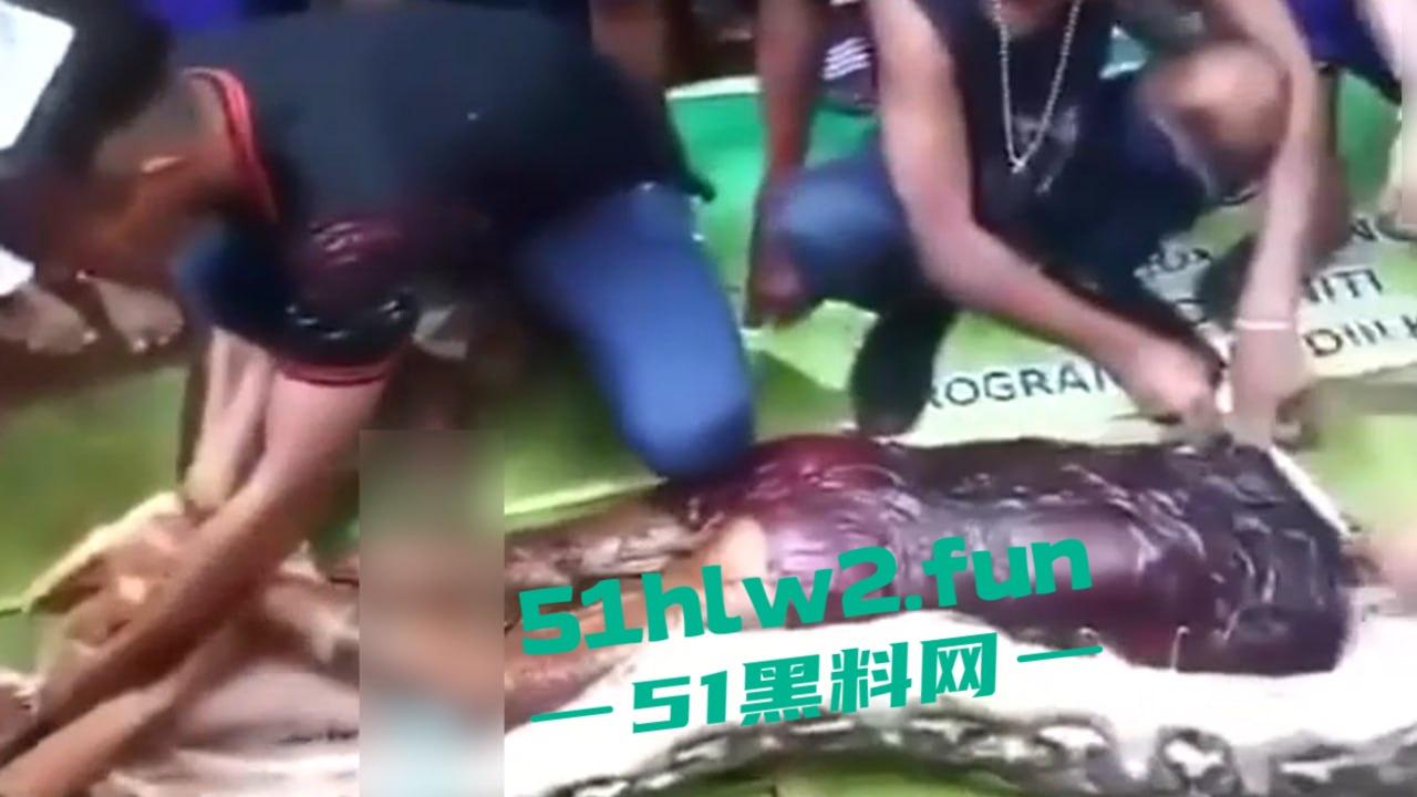 印尼猎奇事件,一妇女在回家途中遭蟒蛇袭击,将其缠绕致死后将妇女吞入腹中被村民发现将蟒蛇打死。 第1张 印尼猎奇事件,一妇女在回家途中遭蟒蛇袭击,将其缠绕致死后将妇女吞入腹中被村民发现将蟒蛇打死。 第1张