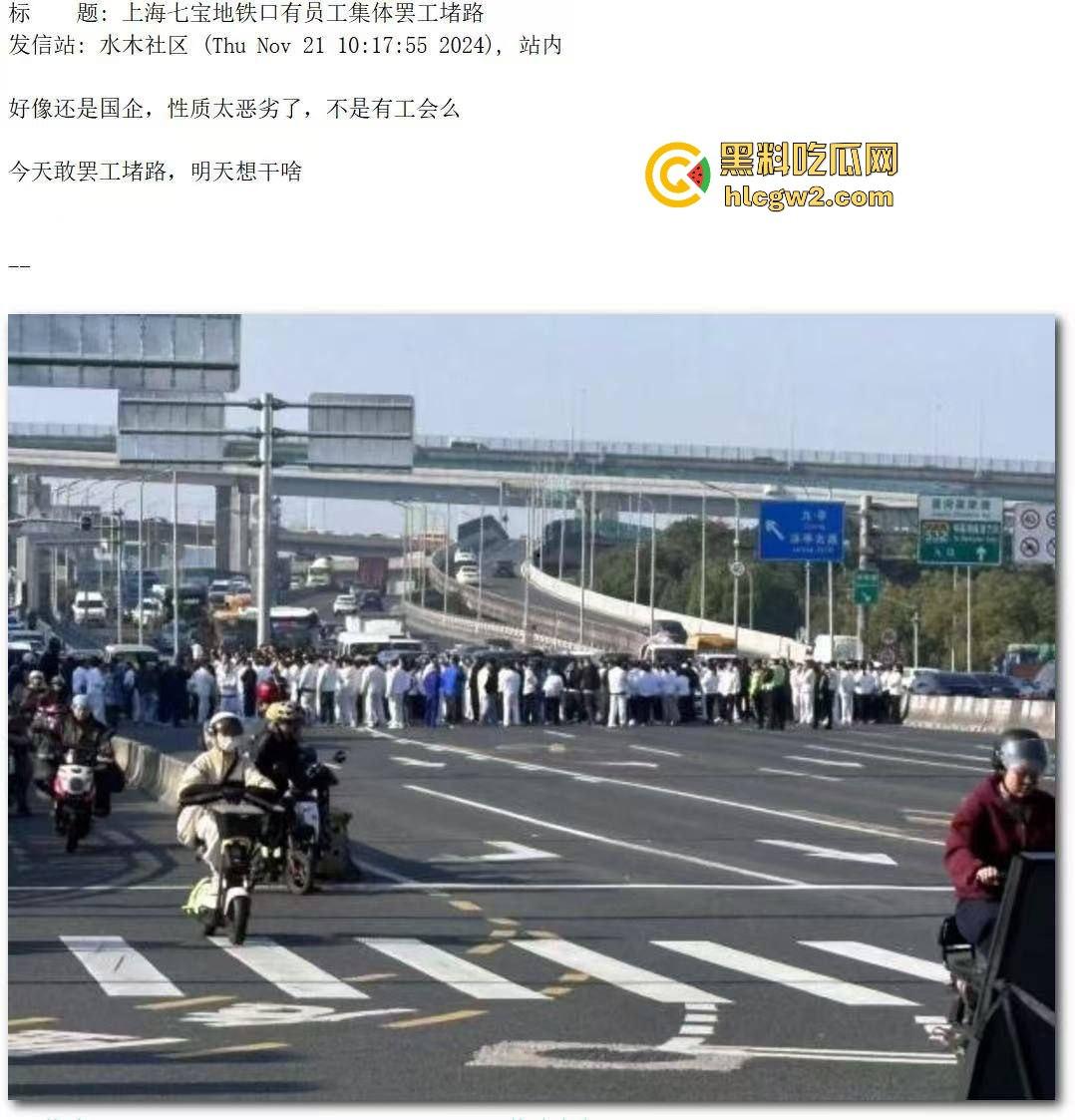 上海沪松公路被国利员工堵到爆！讨薪没问题，害全场牛马迟到真是要命！  第4张