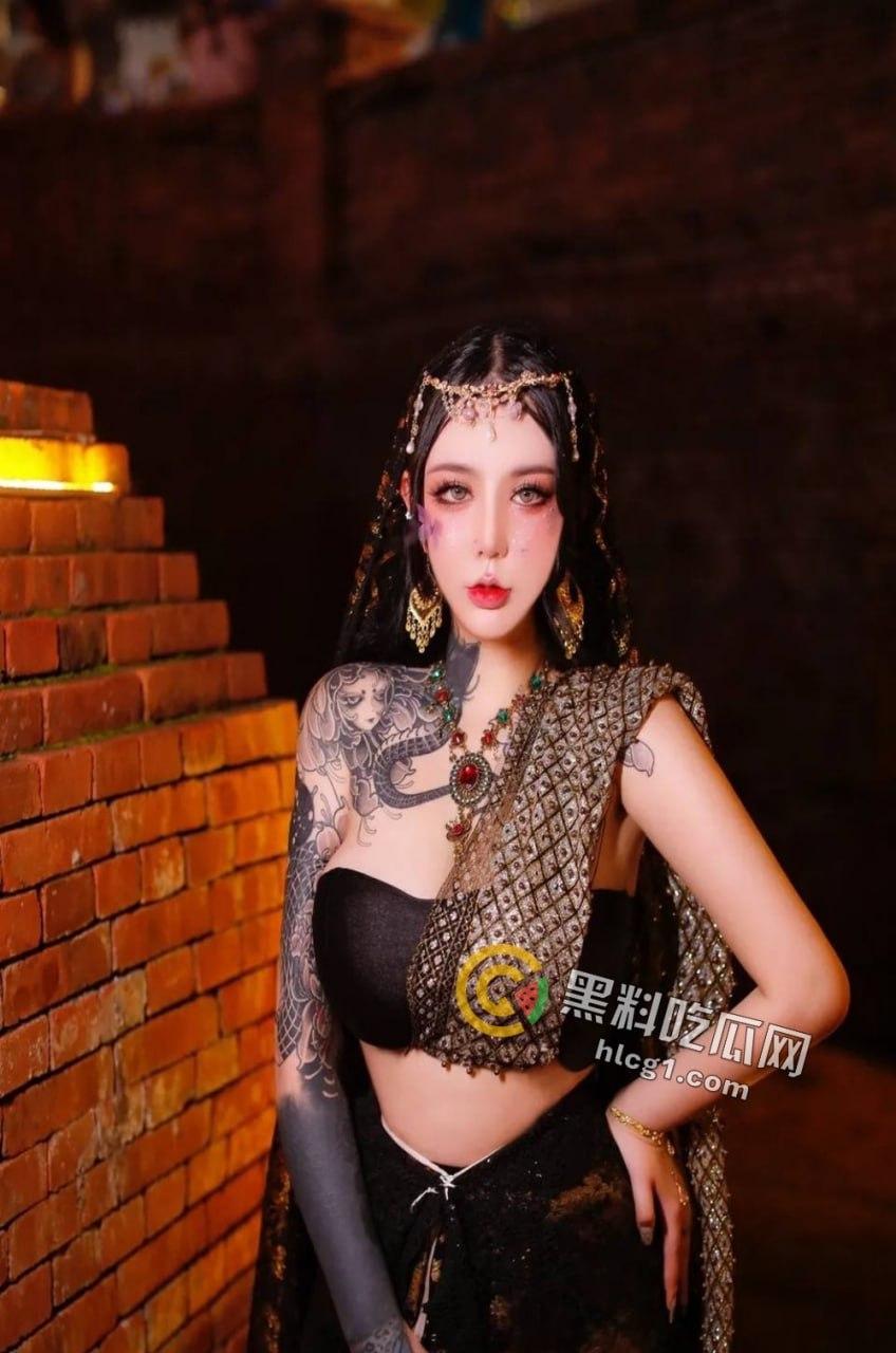 抖音10万纹身网红「丹妹呀」3P视频曝光！平时骚气外露，私下前后通插！  第5张