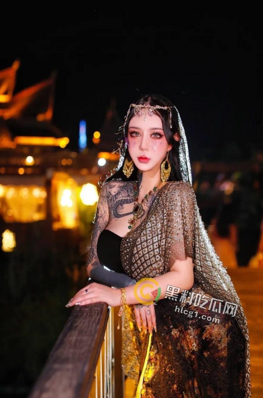 抖音10万纹身网红「丹妹呀」3P视频曝光！平时骚气外露，私下前后通插！  第8张