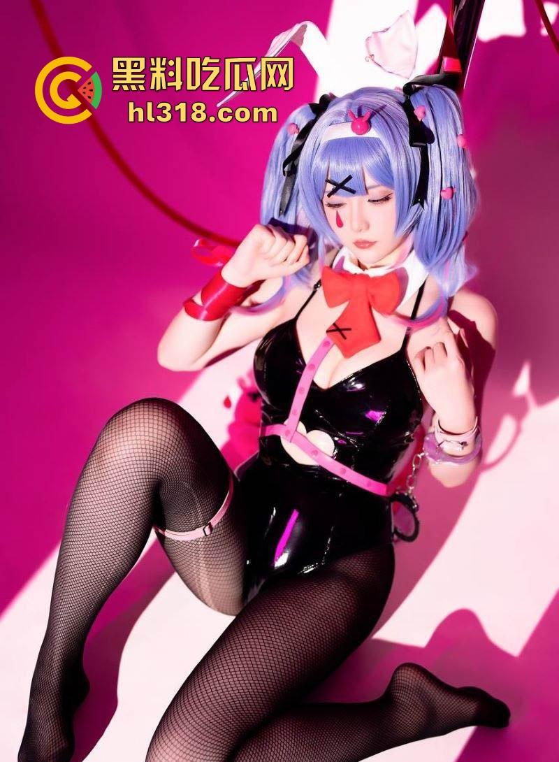 二次元福利coser【星之迟迟】最新之作，化身初音未来女战士，长腿黑丝诱人无比，大尺度拍摄，极致诱惑！  第2张