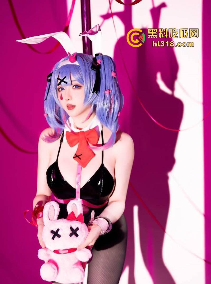 二次元福利coser【星之迟迟】最新之作，化身初音未来女战士，长腿黑丝诱人无比，大尺度拍摄，极致诱惑！  第7张