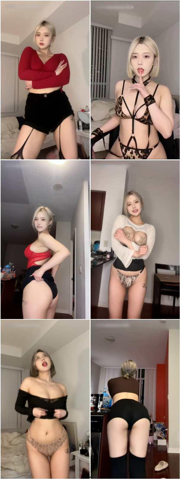 抖音120+W粉 多肉小野猫  八十多部微密圈视频大合集(全网最完整版) 诱惑眼神都快拉丝，肉肉型女人谁不爱呢 第6张