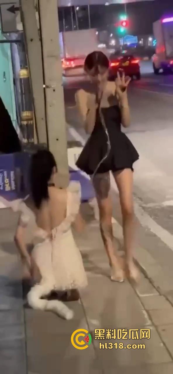 极品好闺蜜深夜路边户外露出调教，白嫩小母狗牵引沿路爬行，真听话是个好狗狗！  第1张