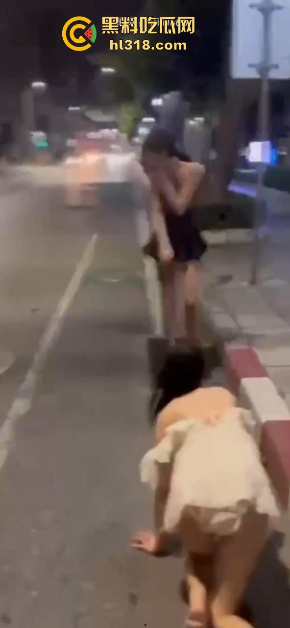 极品好闺蜜深夜路边户外露出调教，白嫩小母狗牵引沿路爬行，真听话是个好狗狗！  第6张