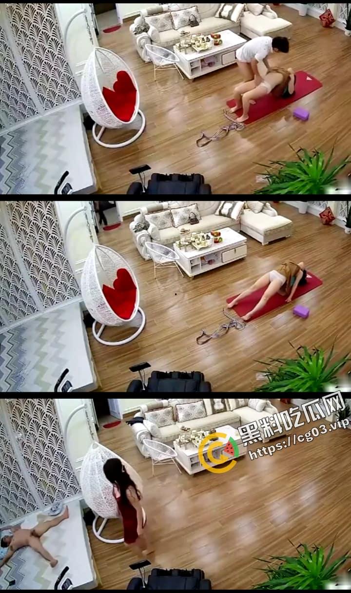炸裂瓜！破解有钱人家得的网络监控  混乱的性关系毁人三观！男主人和老婆的瑜伽老师 还有丈母娘都有奸情！ 第2张