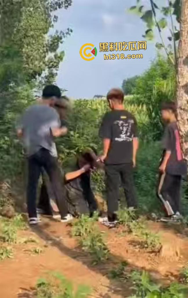 河北邢台精神小伙们因男生考试不给抄答案直接拉到树林旁暴揍，一旁拍照女生还说好帅啊！  第8张