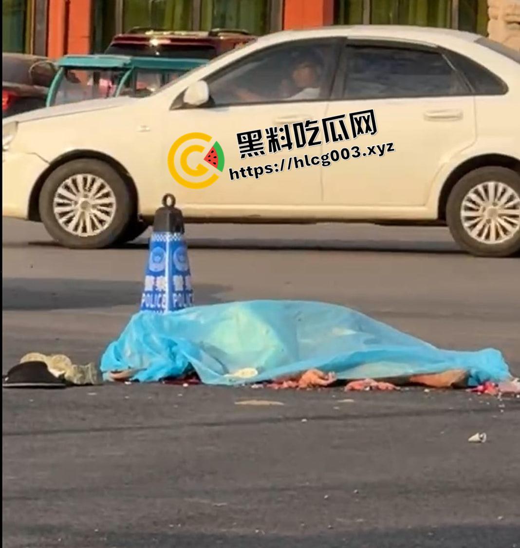 血腥慎入！济南商河车祸现场 脑袋被压爆 脑浆和内脏散落一地 现场视频流出  第3张