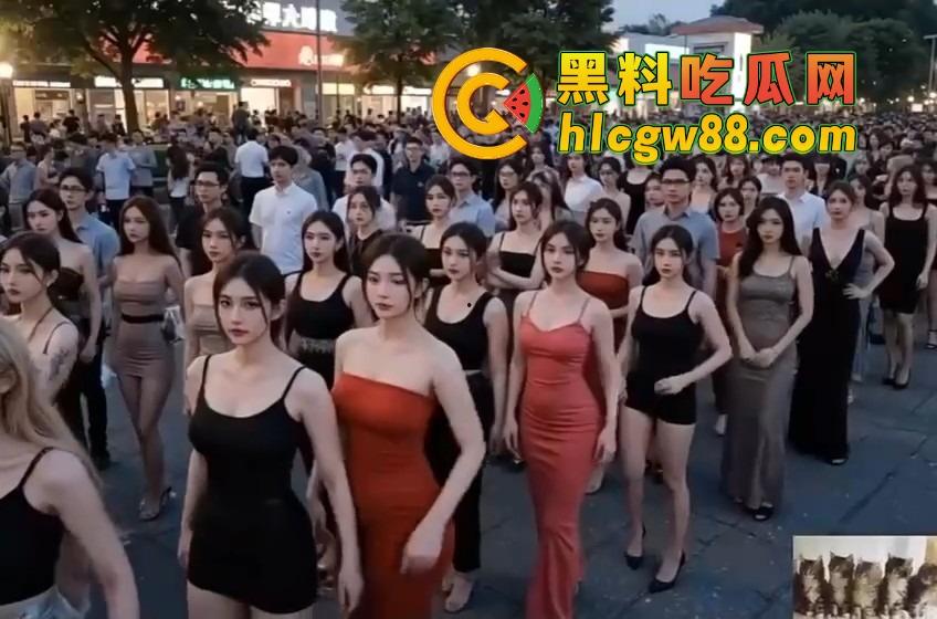 三亚百人美女广场舞阵仗惊人，身材火辣衣着清凉，这谁还敢说扰民？大爷们全程目不转睛，裤裆都鼓了！  第8张