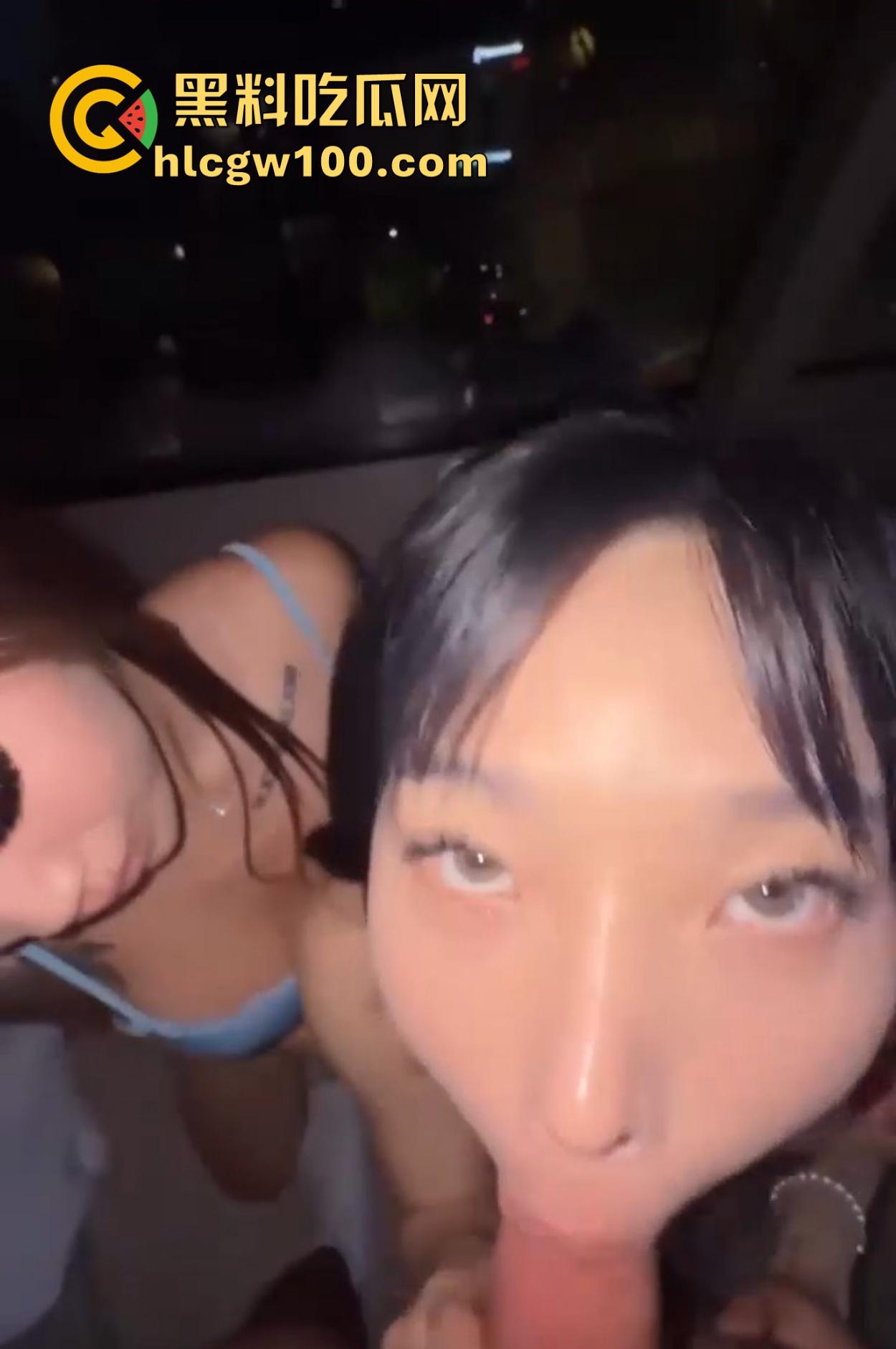 高颜值韩国尤物Elle Lee和闺蜜亚裔酒店双人舔洋大屌，轮流口交舔到拉丝，洋大屌享受帝王级服务！  第8张