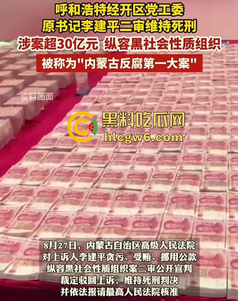 平均每天侵吞国有资金近200万 涉案超30亿的“巨贪”李建平被执行死刑！  第8张