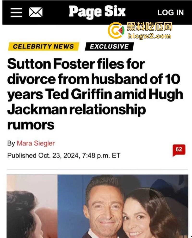 金刚狼扮演者【休·杰克曼】曝知三当三！勾引已婚演员萨顿被揭，活脱脱的美国老曹贼！  第5张