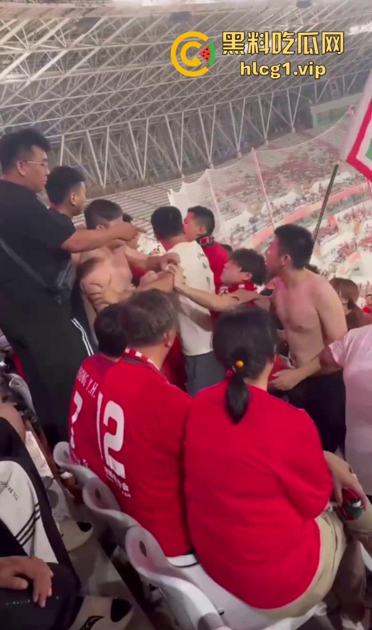 火气有些大！河南球迷在客队看台区大打出手！比看比赛还过瘾  第7张