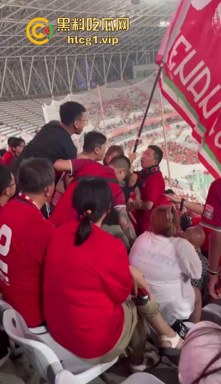 火气有些大！河南球迷在客队看台区大打出手！比看比赛还过瘾  第9张