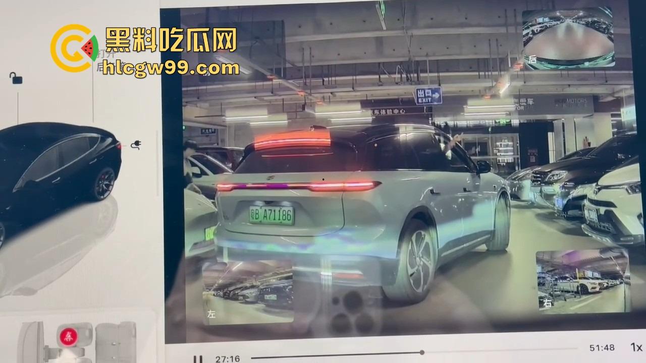 深圳停车场奇葩情侣上演霸位大战 小仙女亮中指逼人让位 最后灰头土脸道歉 真是贱找骂！  第11张