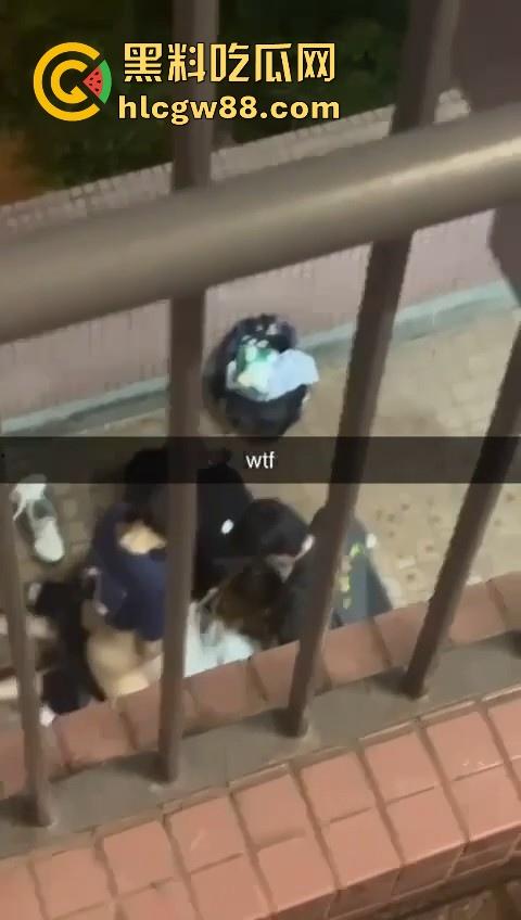 热门事件！香港屋苑平台3P野战偷拍！女孩被2男前后夹击操的热火朝天 跪地被猛插口爆刺激！  第8张