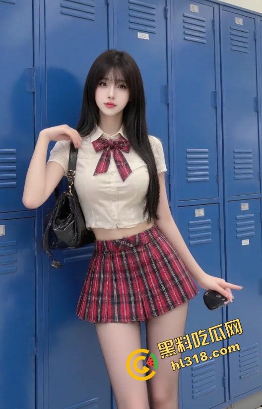 制服少女深夜骑行骚操作，街头大胆露出肉棒插共享单车坐垫自慰，假鸡巴插在体内骑车动作怪异引路人侧目！  第1张