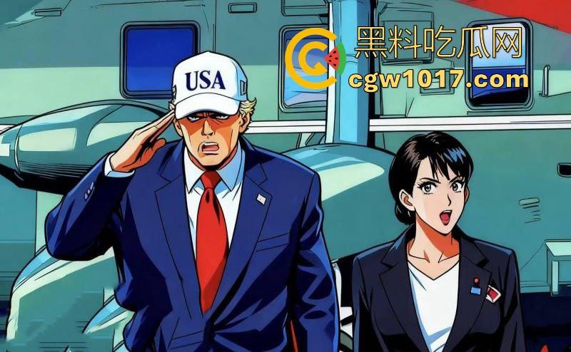 网友AI恶搞特朗普跟日本首相高市早苗甜蜜现场，平时铁娘子政客范儿，结果对川普眼神放电，真感觉她们私底下乱搞过！  第5张