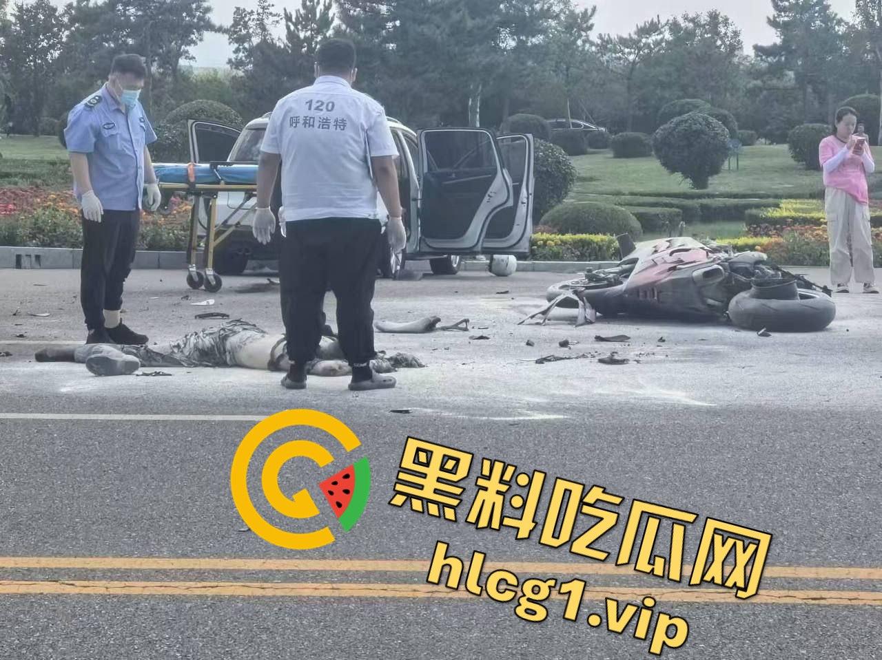 内蒙古呼和浩特惊魂一刻!02年精神小伙偷骑V4机车撞上右转SUV,摩托车当场燃烧! 第5张 内蒙古呼和浩特惊魂一刻!02年精神小伙偷骑V4机车撞上右转SUV,摩托车当场燃烧! 第5张