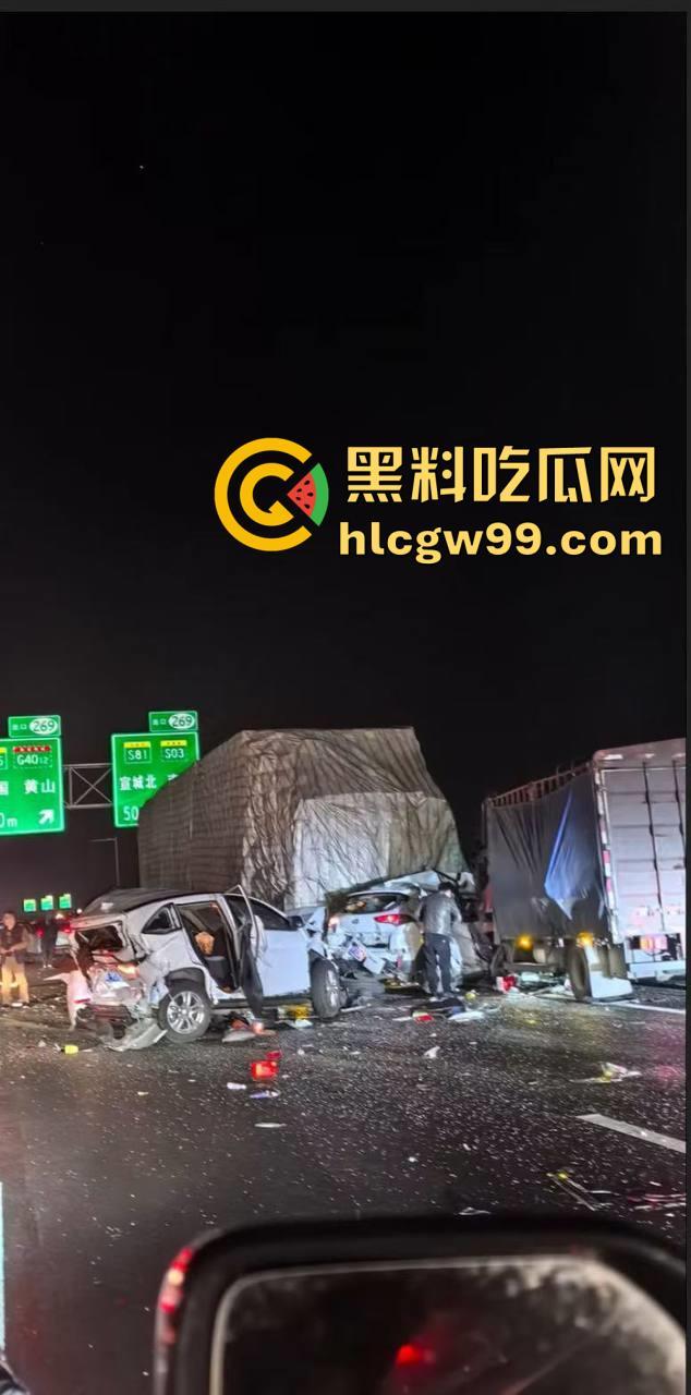 沪渝高速多车连环追尾,现场惨烈!小车加塞大车被夹成汉堡肉馅,现场警笛声不断 第5张 沪渝高速多车连环追尾,现场惨烈!小车加塞大车被夹成汉堡肉馅,现场警笛声不断 第5张