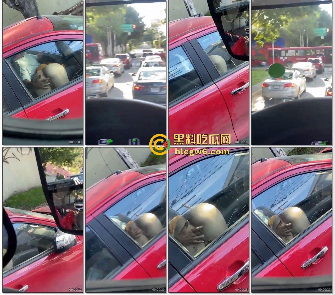 为五星好评司机的也是拼了！一边专心开车 一边还要帮女乘客抠不顾交警罚单 。车里淫水直流  第7张