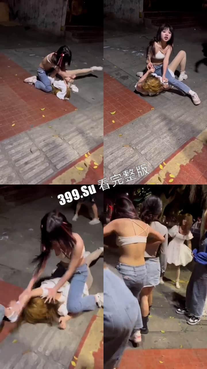 仙女打架篇  全员武行 极限拉扯 不过为什么都能把胸给打出来 第2张