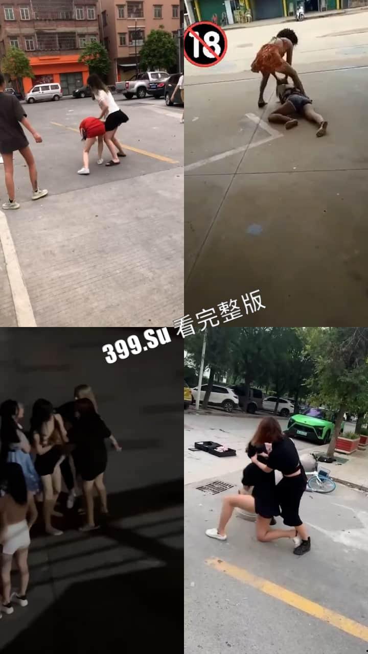 仙女打架篇  全员武行 极限拉扯 不过为什么都能把胸给打出来 第4张