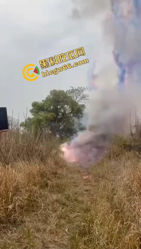 广西老表豪横上坟现场，不是祭祖，是直接给祖坟放高爆特效，十几个十万响鞭炮炸出烈焰战场！  第7张
