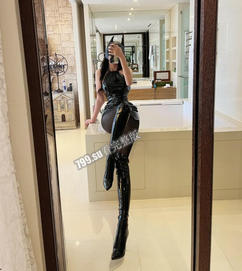 抖音百万粉丝！九头身 1.84 米红唇艳女仆葛征 土豪 1V1 视频泄漏！  第3张