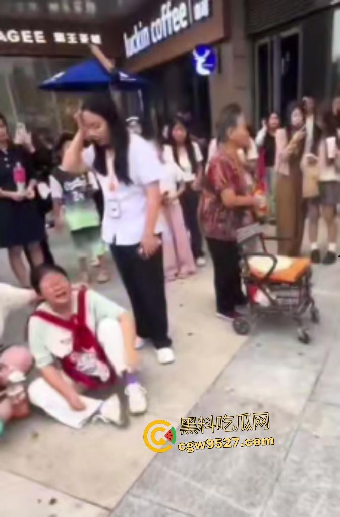 河北麦当劳门口集美发癫，对着大爷拍照，大爷拉了一把说别拍我，然后坐地上撒波打滚，真是泼妇啊！  第6张