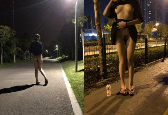 ”进来挨打！“表情包出处  健身福利姬 在校反差眼镜学生妹 网络上嚣张至极 金主面前的乖宝宝 牵出户外露出 第5张