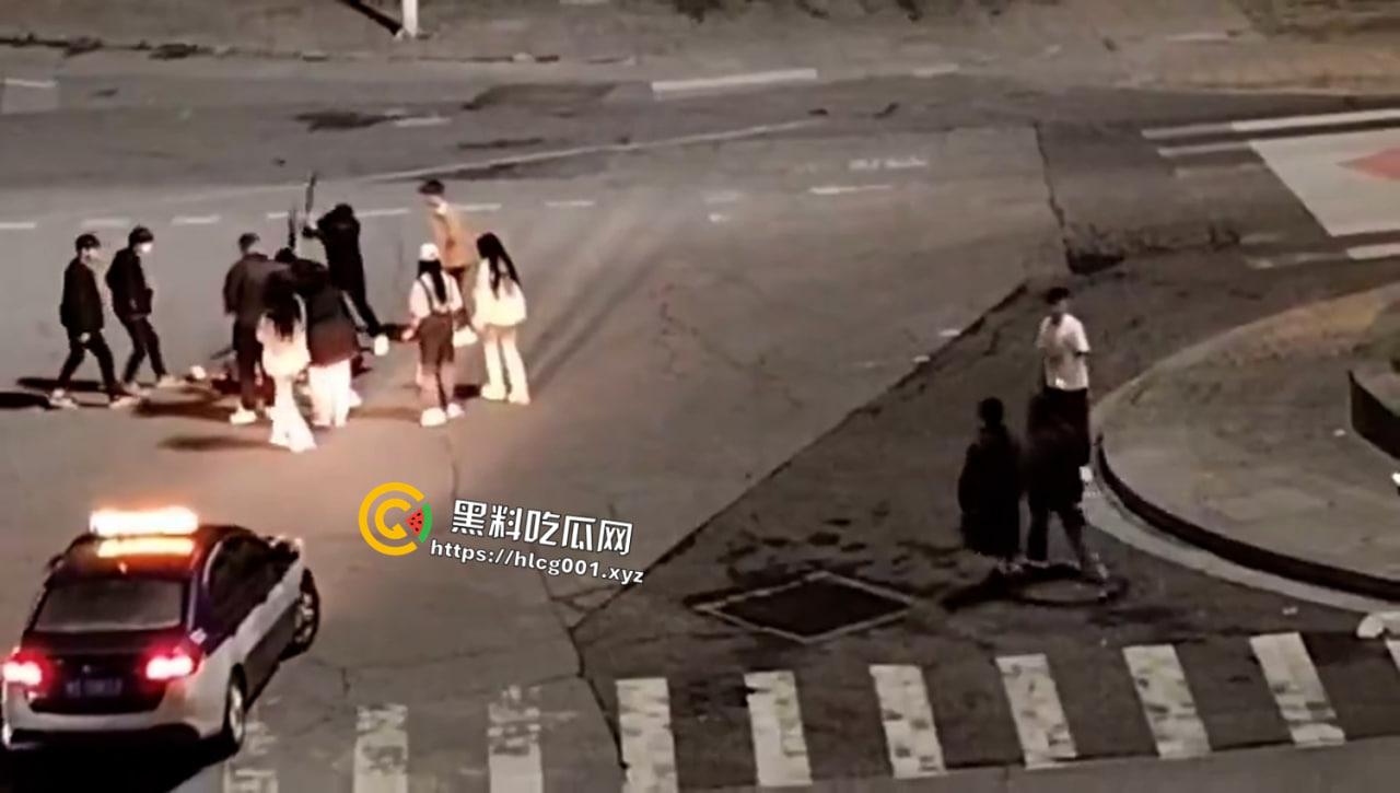 河南信阳古惑仔！大街上持刀砍杀 宛如黑帮片械斗  杀了就走 年轻人就是天不怕地不怕啊 第1张