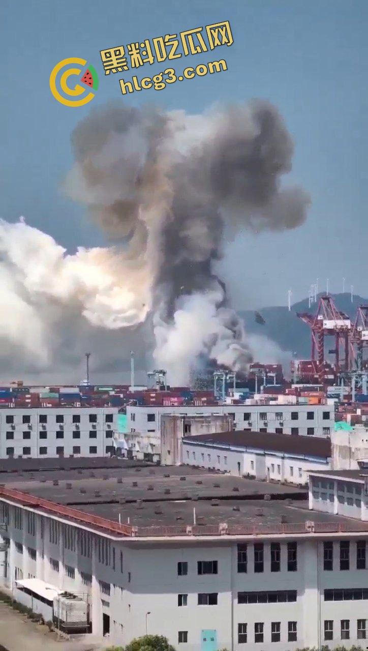 爆炸现场!浙江舟山港货轮集装箱发生巨大爆炸 惊现蘑菇云!损失惨重 第9张 爆炸现场!浙江舟山港货轮集装箱发生巨大爆炸 惊现蘑菇云!损失惨重 第9张