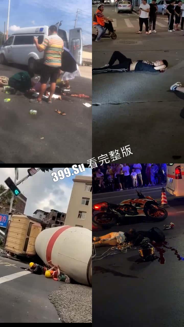 慎点！车祸现场无码合集，心理承受能力低的瓜友勿点，内有血腥场面（三）  第1张