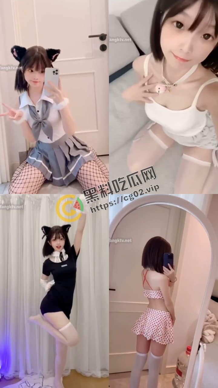 抖音 百万粉丝 咬一口妃妃酱 反差少萝莉 看起来软软香香的  白眼吐舌玉足 微密圈付费福利合集 第7张