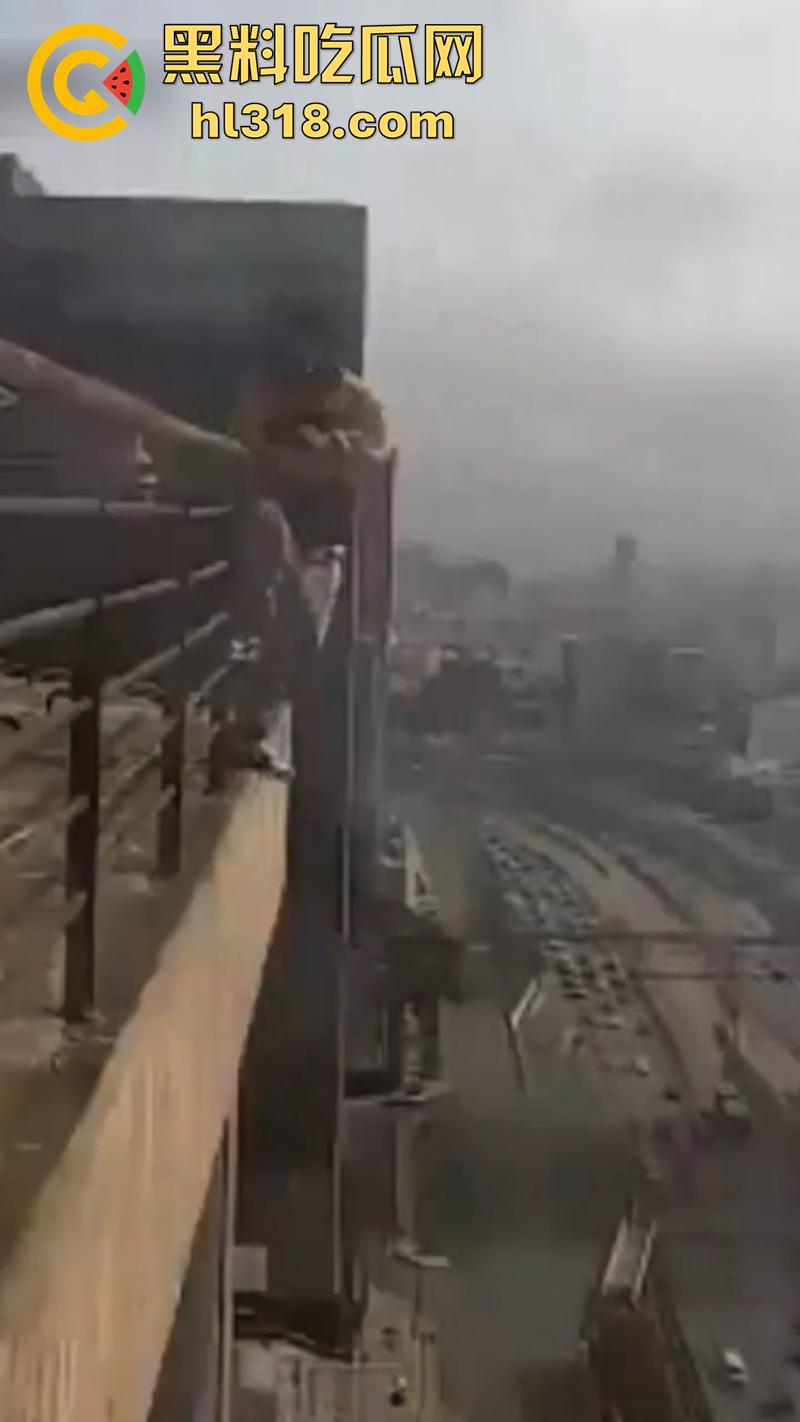 巴西男子跳楼现场，因所要医疗保险无果，直接跑到保险公司楼顶，几番犹豫后一跃而下！  第2张