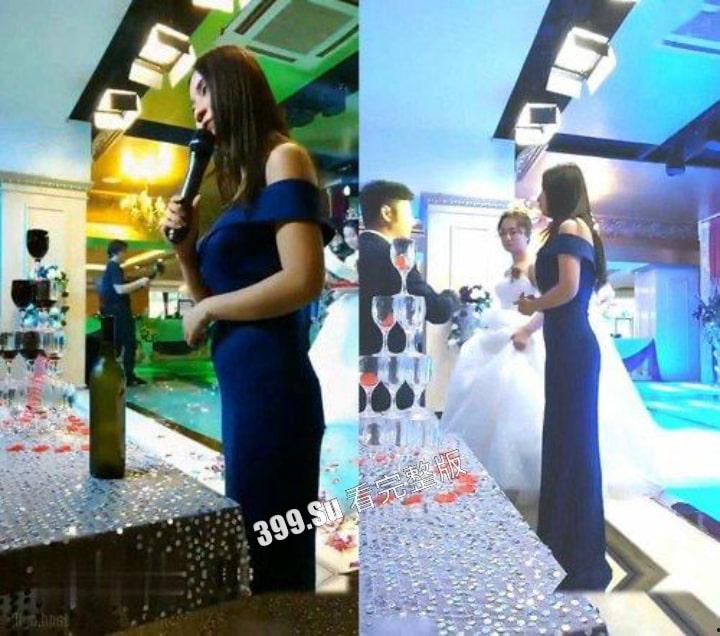 真刺激！一本正经主持婚礼的美女司仪  竟是塞着跳蛋直播的黄播 婚礼结束进厕所潮喷卸欲 真实淫领风骚啊 第4张