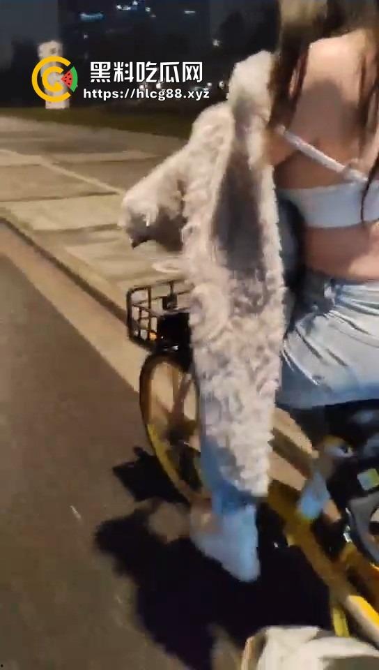 16迈雅迪追不上醉酒的燕子，运动内衣骑单车奶子乱甩，电车狼精神硬得值个赞！  第9张