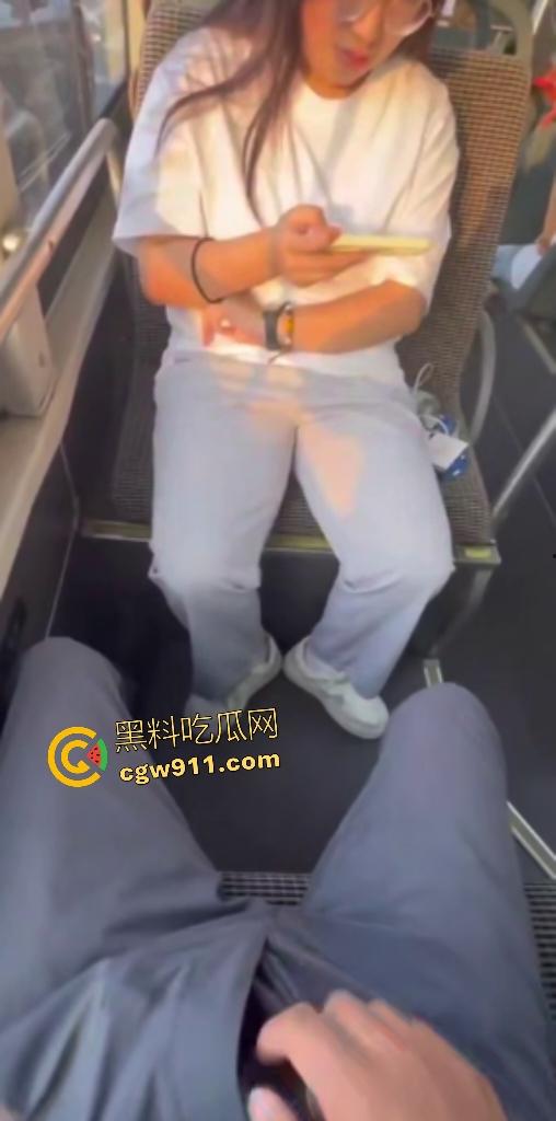 公交车惊现变态！露鸟大神对眼镜妹亮巨屌，她假装看手机实则偷录淫视频，晚上自慰有素材咯！  第8张