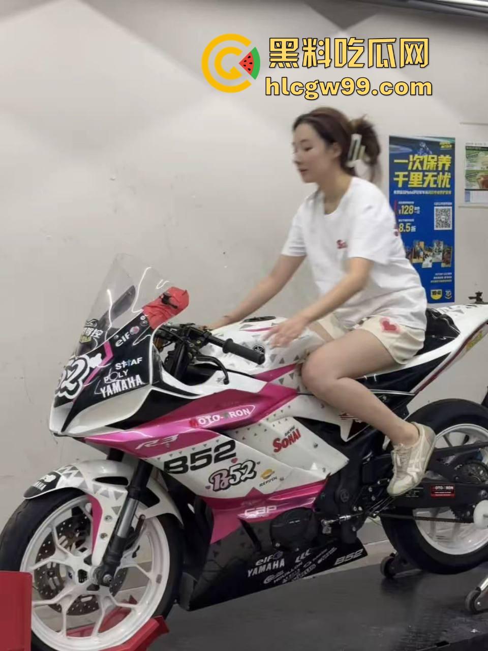 东莞英姿飒爽女骑士上演逆行惨剧，赛道飙车被撞飞数米， 当场休克被抬走！  第1张