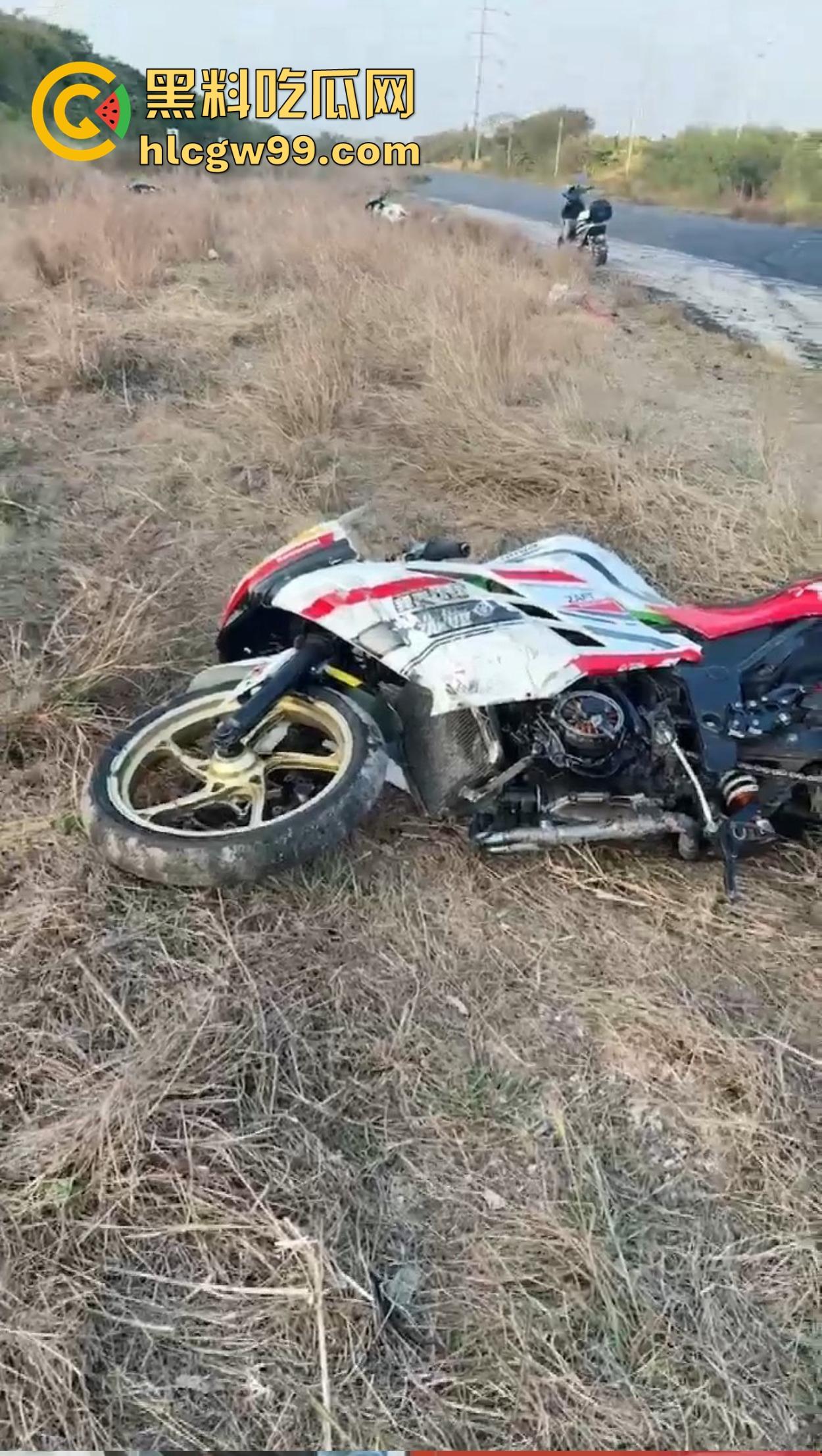 东莞英姿飒爽女骑士上演逆行惨剧，赛道飙车被撞飞数米， 当场休克被抬走！  第6张