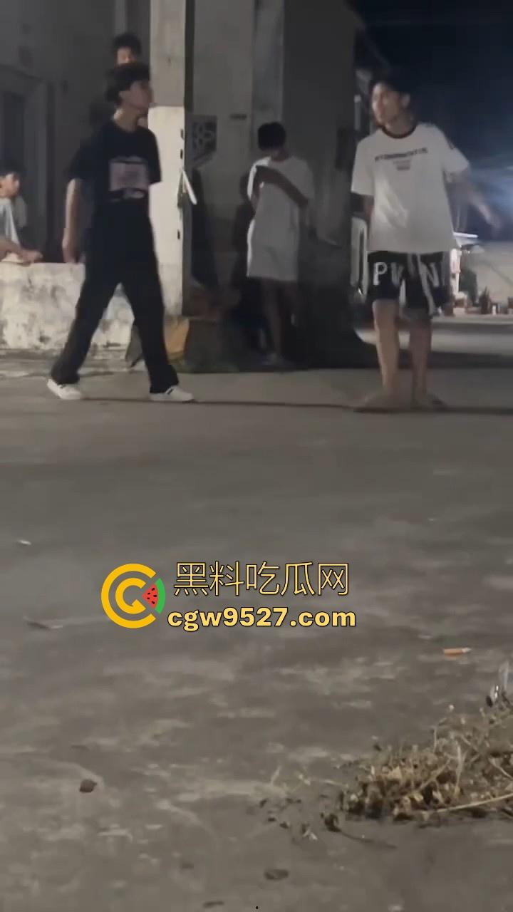 广西精神小伙1v1格斗单挑，互相推搡你一拳我一拳，最终酿成大祸，黑衣小伙倒地吐血抽搐，可把他们吓坏了！  第6张