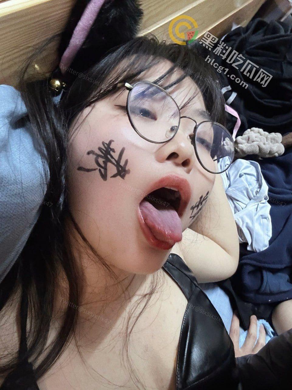 推特眼镜妹“sixsixsix47”高颜值视频全套资源曝光，从书卷气到狂野不羁一夜之间！  第2张