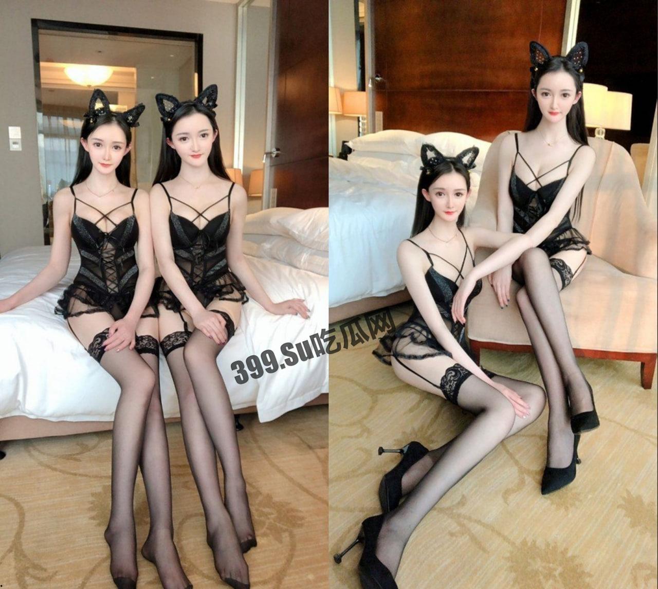 推特大神猫哥 重金约炮双飞极品长腿双胞胎姐妹花 抓着头发肏征服感满满  第2张